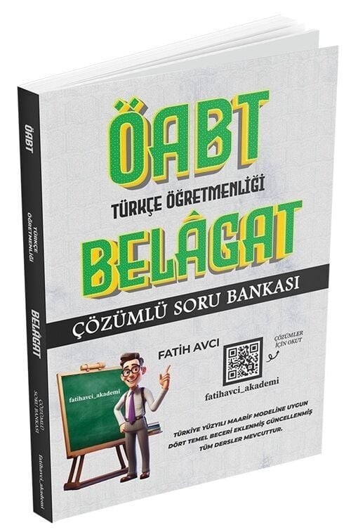 Fatih Avcı ÖABT Türkçe Öğretmenliği Belagat Soru Bankası Çözümlü Fatih Avcı - İADESİZ