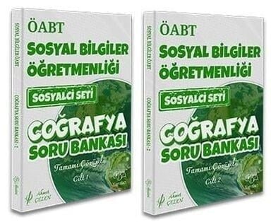 CBA Yayınları ÖABT Sosyal Bilgiler Öğretmenliği Coğrafya Soru Bankası Sosyalci Seti - Ahmet Çelen CBA Yayınları - İADESİZ