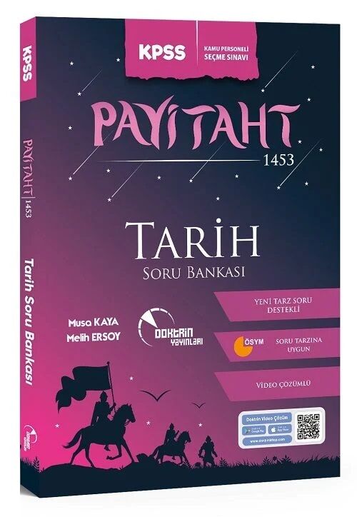 Doktrin KPSS Tarih PAYİTAHT 1453 Soru Bankası Video Çözümlü Doktrin Yayınları