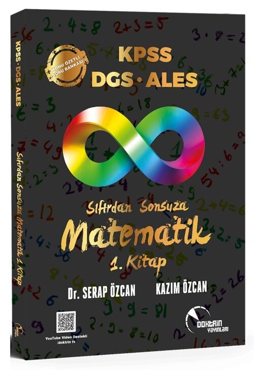 Doktrin KPSS DGS ALES Sıfırdan Sonsuza Matematik-1 Konu Özetli Soru Bankası - Kazım Özcan Doktrin Yayınları
