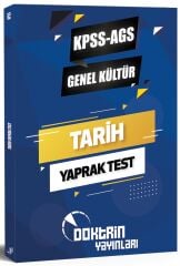Doktrin KPSS MEB-AGS  Tarih Yaprak Test Doktrin Yayınları