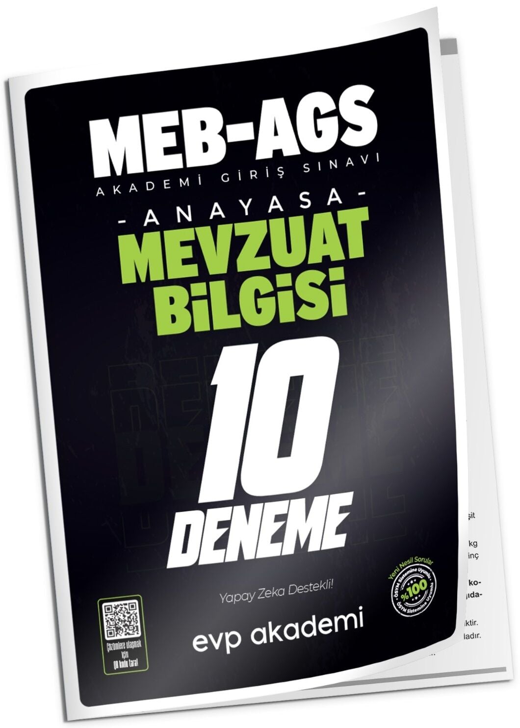 EVP Akademi MEB-AGS Mevzuat Bilgisi 10 Deneme Çözümlü EVP Akademi
