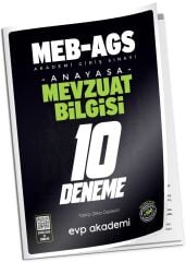 EVP Akademi MEB-AGS Mevzuat Bilgisi 10 Deneme Çözümlü EVP Akademi