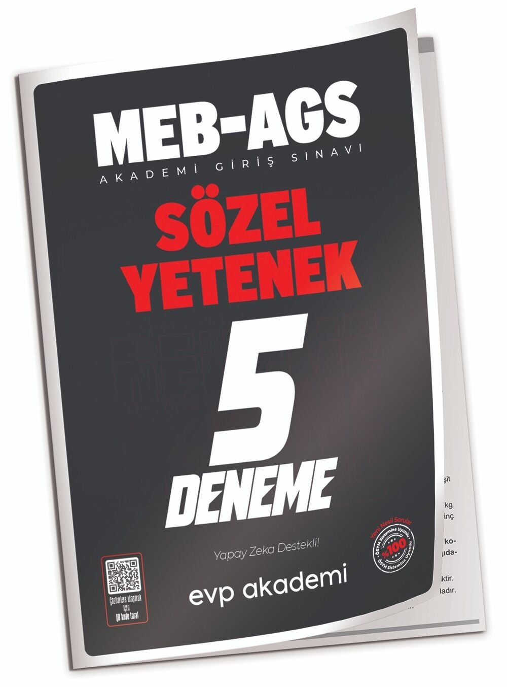 EVP Akademi MEB-AGS Sözel Yetenek 5 Deneme Çözümlü EVP Akademi
