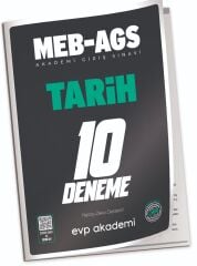 EVP Akademi MEB-AGS Tarih 10 Deneme Çözümlü EVP Akademi