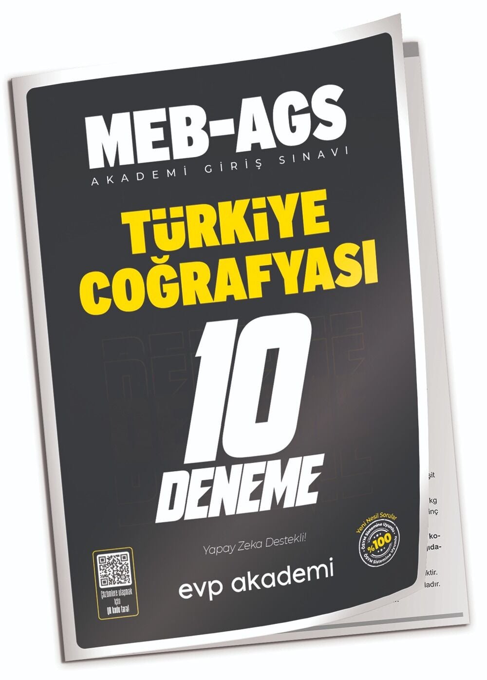EVP Akademi MEB-AGS Türkiye Coğrafyası 10 Deneme Çözümlü EVP Akademi