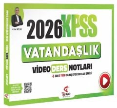 Tekrar Akademi 2026 KPSS Vatandaşlık Video Ders Notları - Can Selvi Tekrar Akademi Yayınları