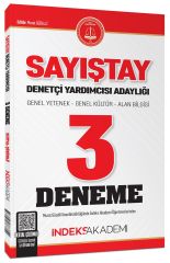 İndeks Akademi Sayıştay Denetçi Yardımcısı Adaylığı 3 Deneme Çözümlü - Murat Güzelli İndeks Akademi Yayıncılık - İADESİZ