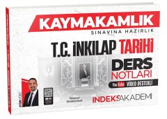 İndeks Akademi Kaymakamlık TC İnkılap Tarihi Video Ders Notları - Aydın Yüce İndeks Akademi Yayıncılık