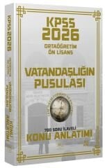 CBA Yayınları 2026 KPSS Lise Ortaöğretim Ön Lisans Vatandaşlık Vatandaşlığın Pusulası Konu Anlatımı - Ali Koç CBA Yayınları