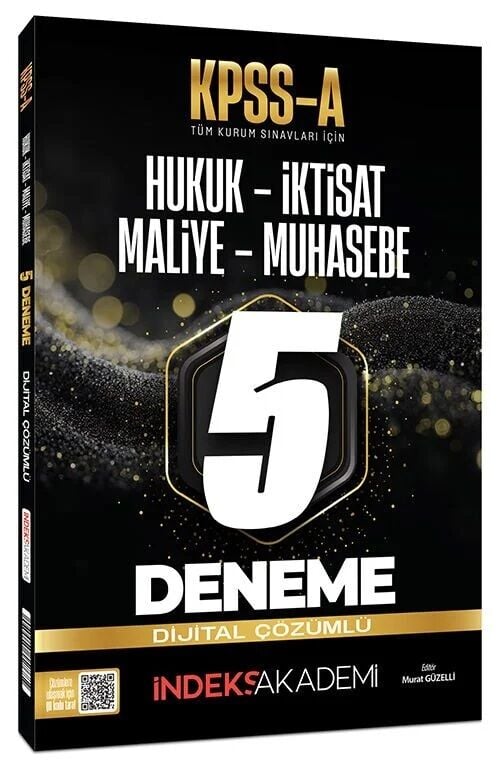 İndeks Akademi KPSS A Grubu 5 Deneme Çözümlü - Murat Güzelli İndeks Akademi Yayıncılık