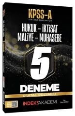 İndeks Akademi KPSS A Grubu 5 Deneme Çözümlü - Murat Güzelli İndeks Akademi Yayıncılık