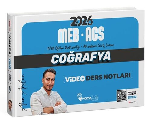 Hoca Kafası 2026 MEB-AGS Coğrafya Video Ders Notları - Akın Arslan Hoca Kafası Yayınları