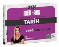 Hoca Kafası 2026 MEB-AGS Tarih Video Ders Notları - Selin Ortaç Hoca Kafası Yayınları