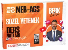 İndeks Akademi 2026 MEB-AGS Sözel Yetenek Video Ders Notları - Berk Ekici İndeks Akademi Yayıncılık