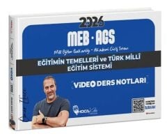 Hoca Kafası 2026 MEB-AGS Eğitimin Temelleri ve Türk Milli Eğitim Sistemi Video Ders Notları - Ömer Ekici Hoca Kafası Yayınları