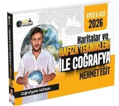 Eğit Akademi 2026 KPSS MEB-AGS Haritalar ve Hafıza Teknikleri ile Coğrafya - Mehmet Eğit Eğit Akademi - İADESİZ