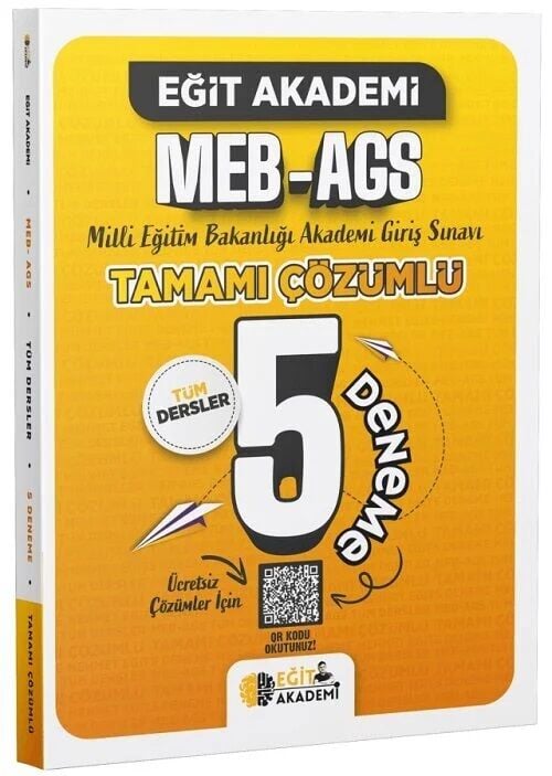Eğit Akademi MEB-AGS Tüm Dersler 5 Deneme Çözümlü Eğit Akademi - İADESİZ
