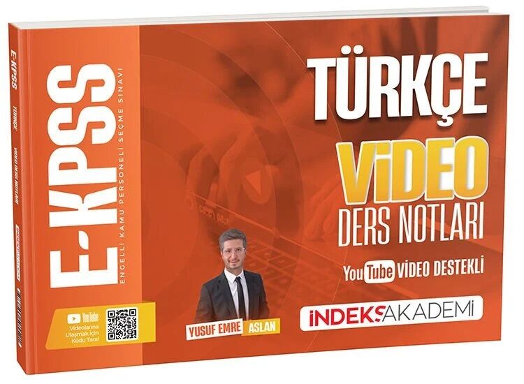 İndeks Akademi 2026 EKPSS Türkçe Video Ders Notları - Yusuf Emre Aslan İndeks Akademi Yayıncılık
