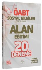 CBA Yayınları ÖABT Sosyal Bilgiler Öğretmenliği Alan Eğitimi 20 Deneme Çözümlü - Ömer Murat Pamuk CBA Yayınları - İADESİZ