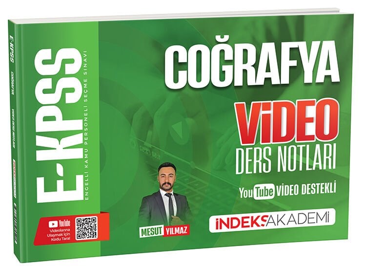 İndeks Akademi 2026 EKPSS Coğrafya Video Ders Notları - Mesut Yılmaz İndeks Akademi Yayıncılık