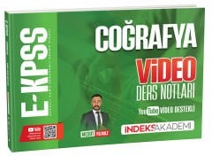 İndeks Akademi 2026 EKPSS Coğrafya Video Ders Notları - Mesut Yılmaz İndeks Akademi Yayıncılık