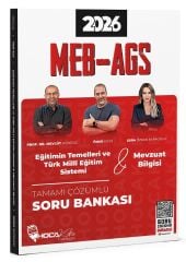 Hoca Kafası 2026 MEB-AGS Eğitimin Temelleri ve Türk Milli Eğitim Sistemi, Mevzuat Bilgisi Soru Bankası Çözümlü - Mevlüt Gündüz, Ömer Ekici, Esra Özkan Karaoğlu Hoca Kafası Yayınları