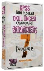 CBA Yayınları ÖABT Pusulası Okul Öncesi Öğretmenliği Saklambaç 7 Deneme Çözümlü CBA Yayınları - İADESİZ