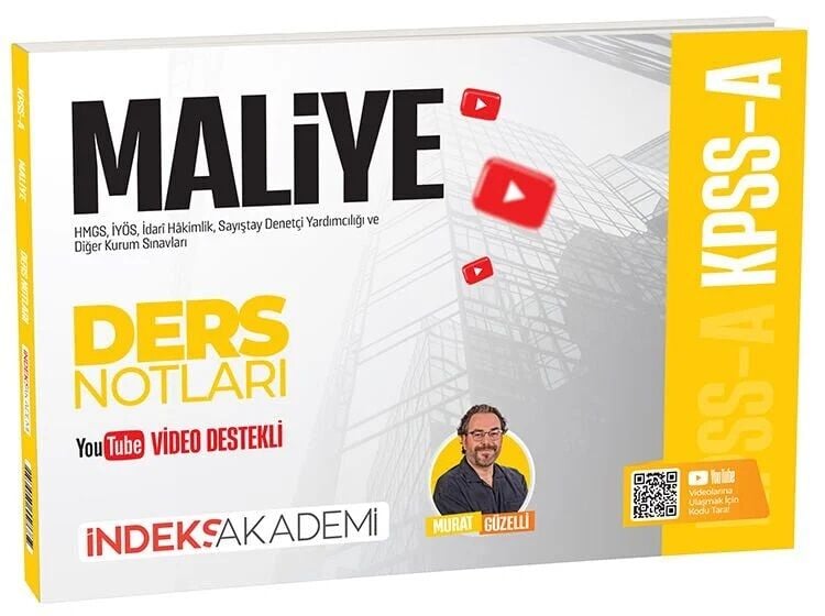İndeks Akademi KPSS A Grubu Maliye Video Ders Notları - Murat Güzelli İndeks Akademi Yayıncılık