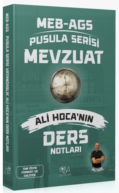 CBA Yayınları MEB-AGS Mevzuat Ders Notları Pusula Serisi - Ali Koç CBA Yayınları
