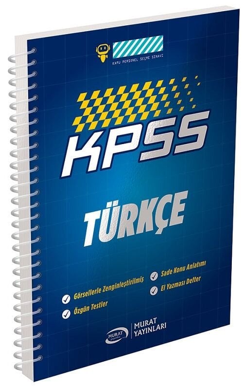 Murat KPSS Türkçe Defteri Murat Yayınları