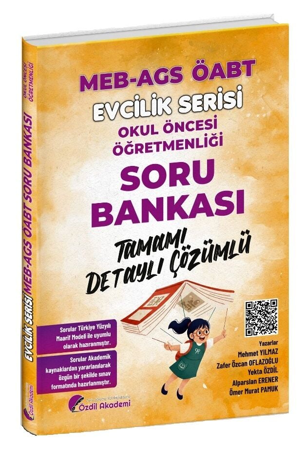 Özdil Akademi ÖABT MEB-AGS Okul Öncesi Öğretmenliği Soru Bankası Çözümlü Evcilik Serisi Özdil Akademi - İADESİZ
