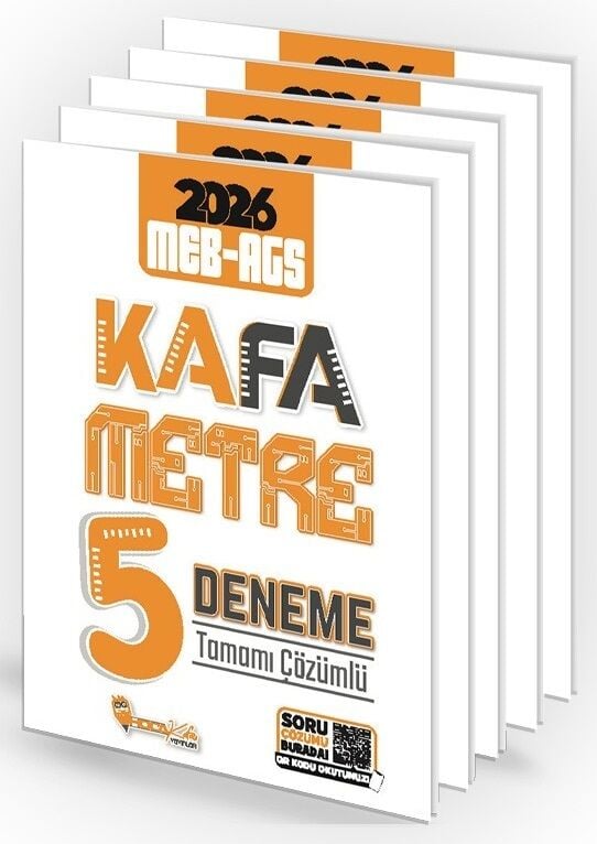 Hoca Kafası 2026 MEB-AGS Tüm Dersler KAFAMETRE 5 Deneme Çözümlü Hoca Kafası Yayınları