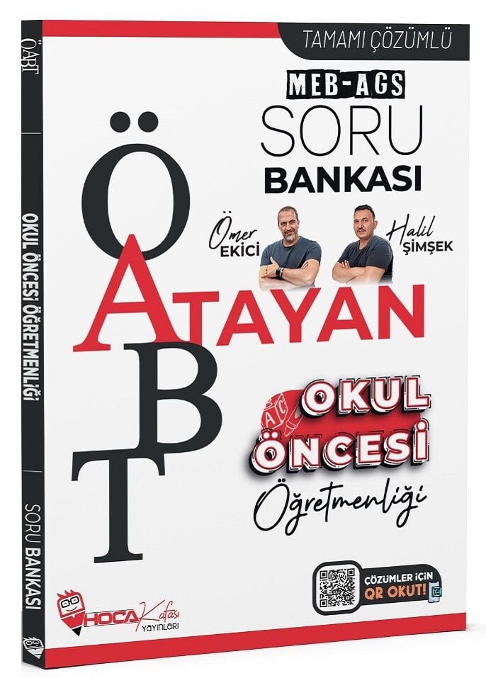 Hoca Kafası ÖABT MEB-AGS Okul Öncesi Öğretmenliği Atayan Soru Bankası Çözümlü - Ömer Ekici Hoca Kafası Yayınları - İADESİZ