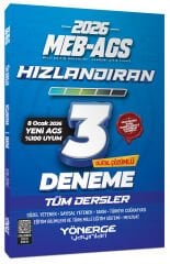 Yönerge 2026 MEB-AGS Tüm Dersler Hızlandıran 3 Deneme Çözümlü Yönerge Yayınları