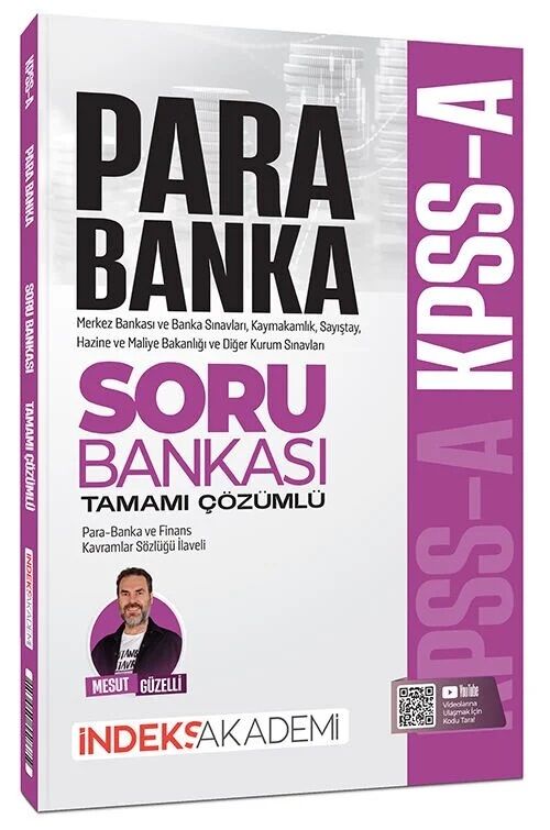 İndeks Akademi KPSS A Grubu Para-Banka Soru Bankası Çözümlü - Mesut Güzelli İndeks Akademi Yayıncılık