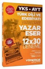 Yönerge YKS AYT Türk Dili ve Edebiyatı Yazar Eser 12x30 Deneme Yönerge Yayınları