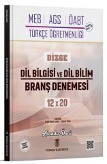 Türkçe ÖABTDEYİZ ÖABT MEB-AGS Türkçe Dizge Dil Bilgisi ve Dil Bilim 12x20 Branş Denemeleri Çözümlü - Enes Kaan Şahin, Umut Tetik Türkçe ÖABTDEYİZ - İADESİZ