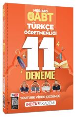 İndeks Akademi 2026 ÖABT MEB-AGS Türkçe Öğretmenliği 11 Deneme Youtube Video Çözümlü - Enes Kaan Şahin İndeks Akademi Yayıncılık - İADESİZ
