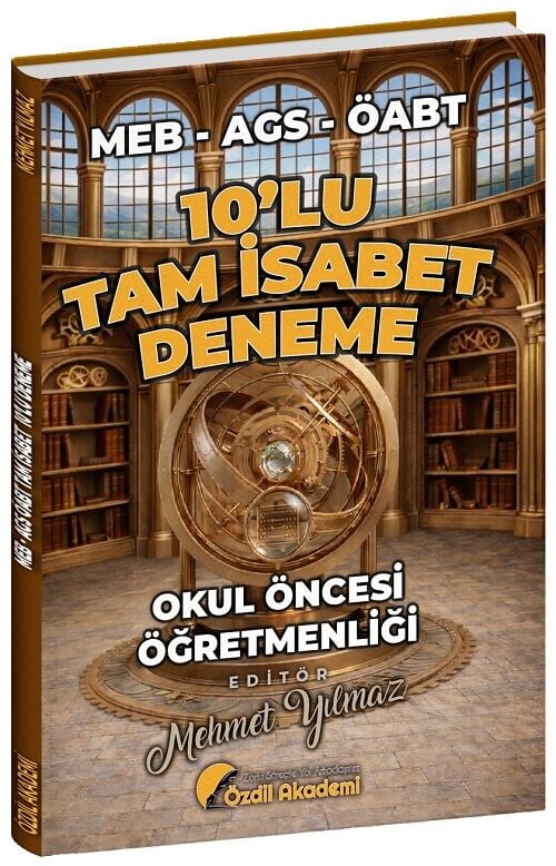 Özdil Akademi ÖABT MEB-AGS Okul Öncesi Öğretmenliği Tam İsabet 10 Deneme - Mehmet Yılmaz Özdil Akademi  - İADESİZ