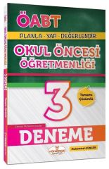 Yönerge ÖABT Okul Öncesi Öğretmenliği 3 Deneme Çözümlü - Muhammet Güngör Yönerge Yayınları - İADESİZ