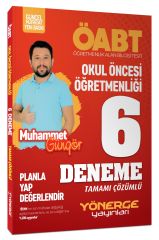 Yönerge ÖABT Okul Öncesi Öğretmenliği Planla-Yap-Değerlendir 6 Deneme Çözümlü - Muhammet Güngör Yönerge Yayınları - İADESİZ