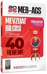 İndeks Akademi 2026 MEB-AGS Mevzuat Bilgisi 40 Deneme Çözümlü - Emrah Vahap Özkaraca, Zeynep Salman İçli İndeks Akademi Yayıncılık