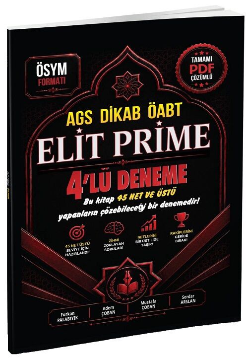 Tahayyül ÖABT MEB-AGS DİKAB Din Kültürü Öğretmenliği ELİT PRİME 4 Deneme - Adem Çoban Tahayyül Yayınları - İADESİZ