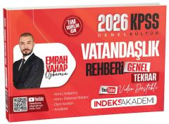 İndeks Akademi 2026 KPSS Vatandaşlık Rehberi Video Destekli Genel Tekrar - Emrah Vahap Özkaraca İndeks Akademi Yayıncılık
