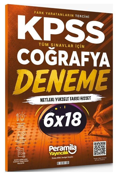 Peramila KPSS Coğrafya 6 Deneme Çözümlü Peramila Yayıncılık