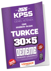 Yönerge 2026 KPSS Türkçe İLELEBET 30x5 Deneme Çözümlü Yönerge Yayınları