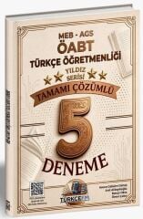 Türkçe FM ÖABT MEB-AGS Türkçe Öğretmenliği 5 Deneme Çözümlü Yıldız Serisi - Asena Gülsüm Güneş Türkçe FM Yayınları - İADESİZ