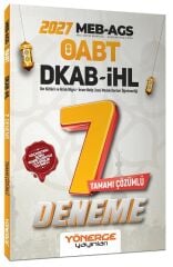 Yönerge 2027 ÖABT MEB-AGS DKAB Din Kültürü ve Ahlak Bilgisi Öğretmenliği 7 Deneme Çözümlü Yönerge Yayınları - İADESİZ