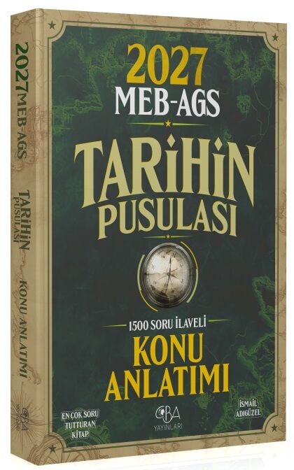 CBA Yayınları 2027 MEB-AGS Tarihin Pusulası Konu Anlatımı - İsmail Adıgüzel CBA Yayınları